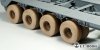 E.T. Model P35-119 US M747 Heavy Equipment Semi-Trailer Sagged wheels For Meng Kit 1/35